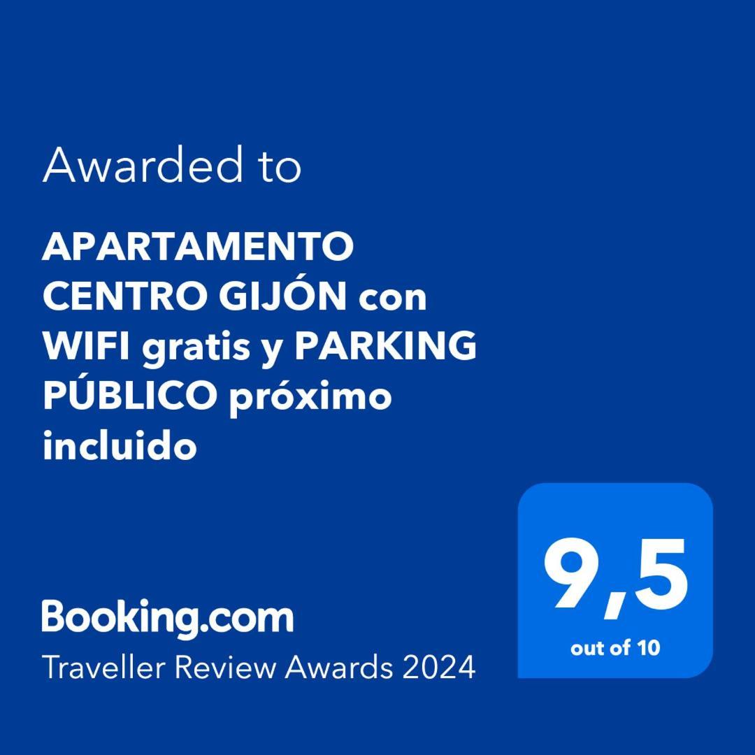 Apartamento Centro Gijon Con Wifi Gratis Y Parking Publico Proximo Incluido Exterior photo